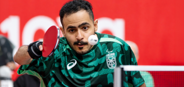 راكان السالمي يفتح مسيرة السعودية في آسيا البارالمبية بفوز 3‑0 على الكازاخستاني