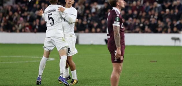 إبراهيم عادل يسطع في نوردجيلاند مقابل هارتس في دوري المؤتمر الأوروبي